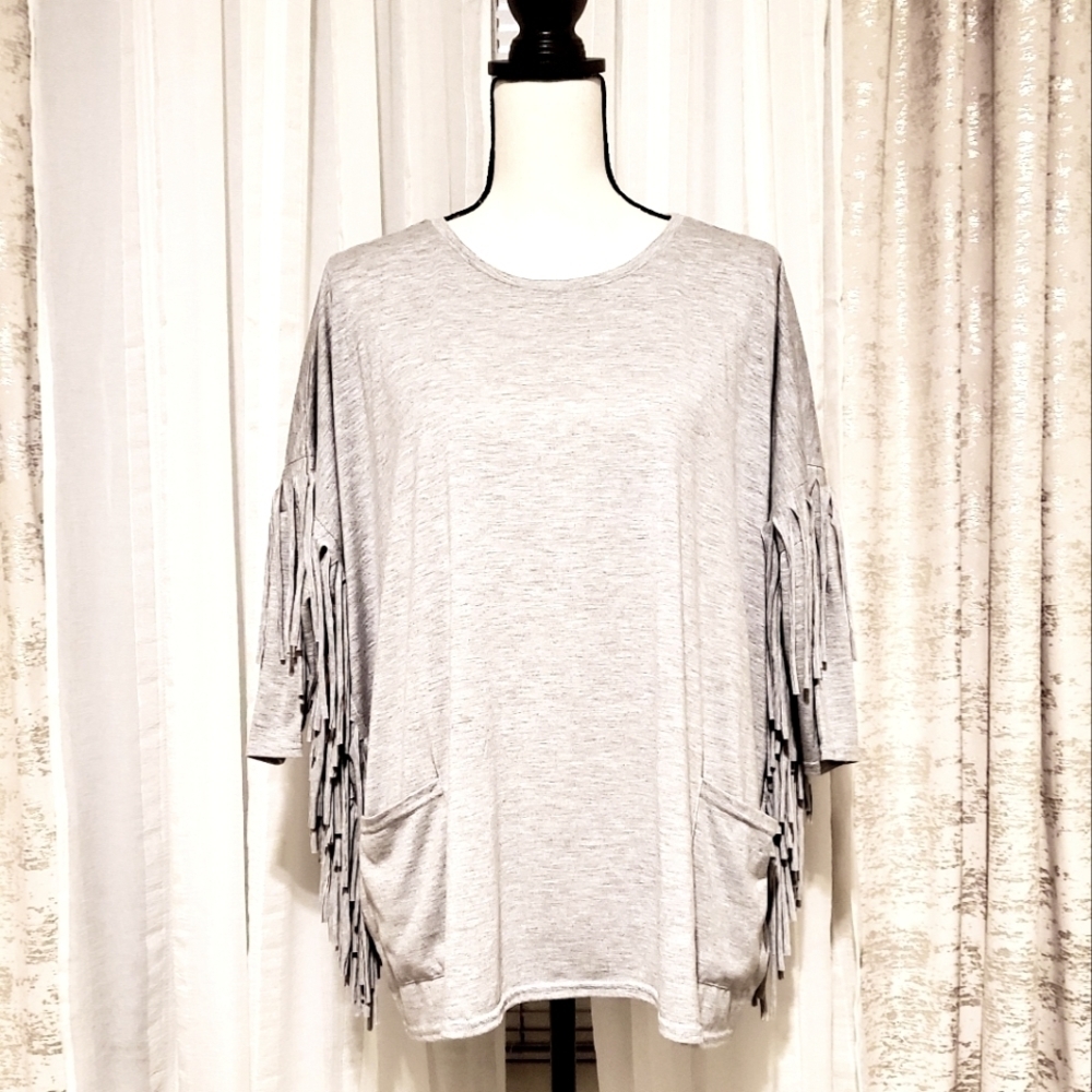 Romeo & Juliet | Oversized Fringe Tunic